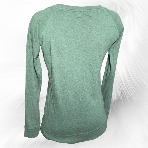 NHL Women’s Size 7/9 Green/ Orange Minnesota Wild Hockey Long Sleeve Jersey - Picture 3 of 5